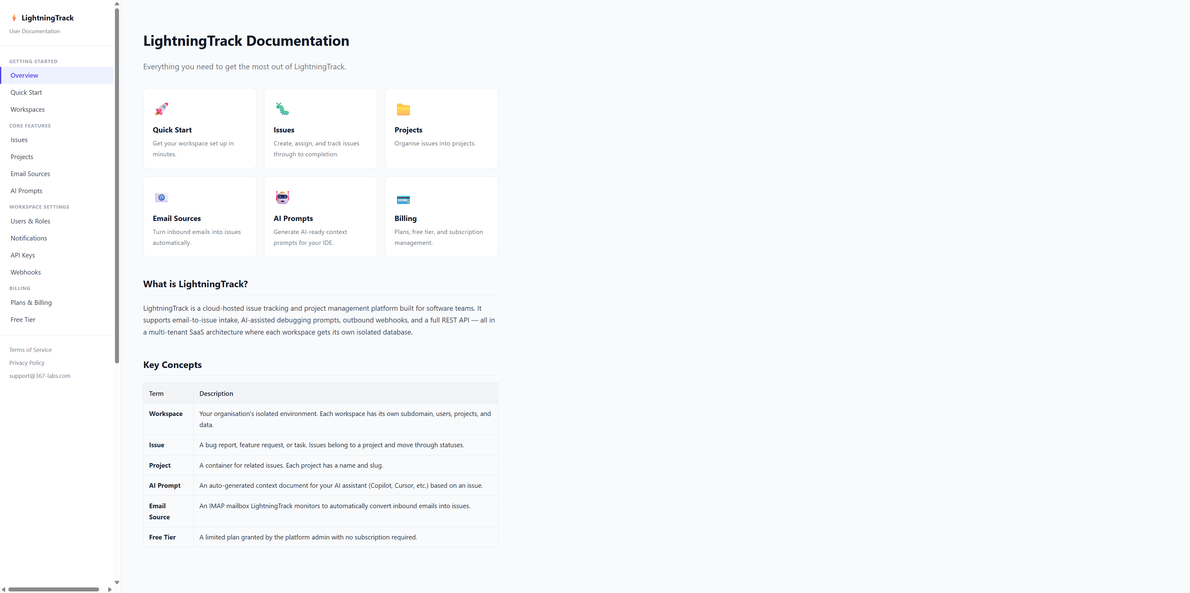 LightningTrack API Documentation
