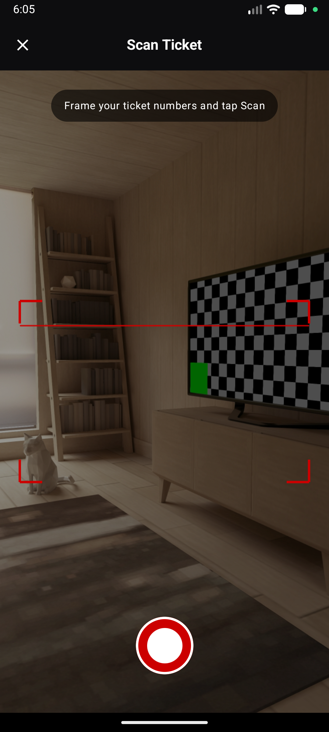 Powerball Checker Pro Take Photo of Ticket